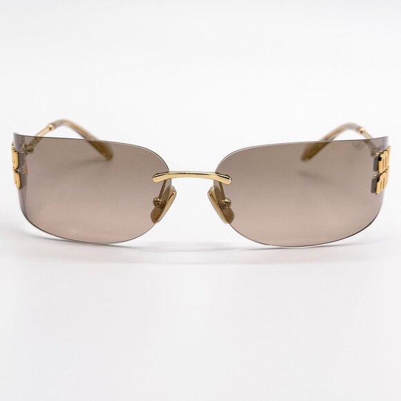 NEW MIU MIU SUNGLASSES MUA51S 5AK20P GOLD WOMEN MU A51S SMU A51 main image 6